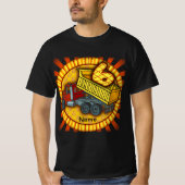 6e Verjaardag Dump Truck T-shirts (Voorkant)