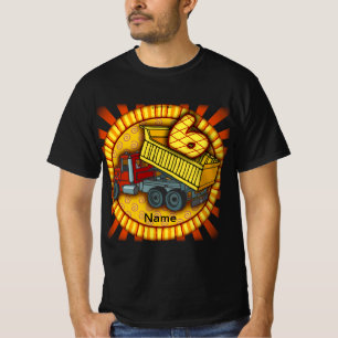 6e Verjaardag Dump Truck T-shirts