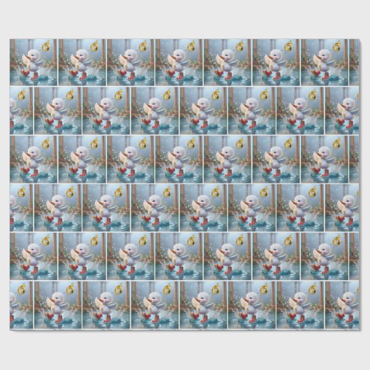 6e verjaardag eendje dansen in een plas cadeaupapier (Vlak)