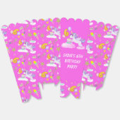 6e Verjaardag Eenhoorn met Cake Favoriete Box Bedankdoosjes (Ongevouwen)