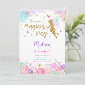 6e verjaardag feeënfeest kaart (Staand voorkant)