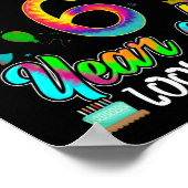 6e verjaardag Geweldige 6 jaar oud uiterlijk Poster (Hoek)