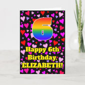 6e verjaardag: Het liefhebbende Kunstpatroon, Rege Kaart (Voorkant)