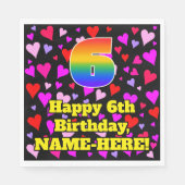 6e verjaardag: Het liefhebbende Kunstpatroon, Rege Servet (Voorkant)