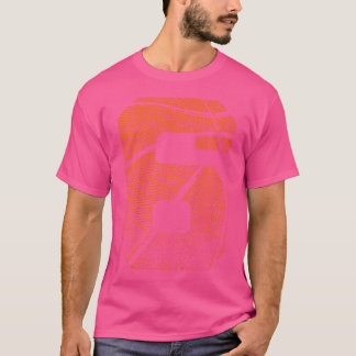 6e Verjaardag Jongen Basketbal Speler Basketbal 6 T-shirt