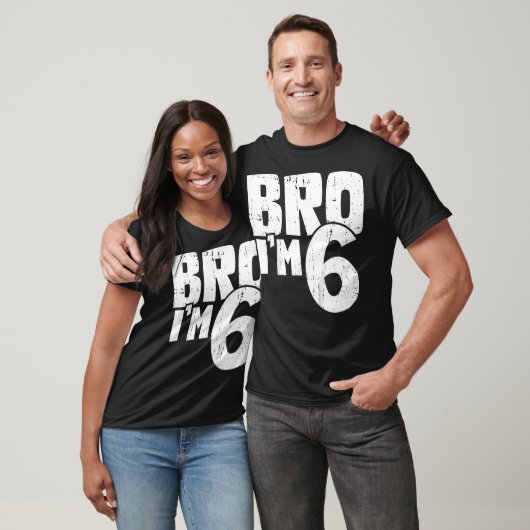 6e verjaardag jongen bro im 6 jaar oud t-shirt (Unisex)