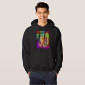 6e verjaardag Jongen Schilderen B Dag 6 Oude Parti Hoodie (Voorkant volledig)