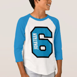 6e verjaardag Jongen Sportnummer 5 jaar A03A T-shirt