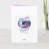 6e verjaardag Kaart met Schattigee ballerina (Achterkant)