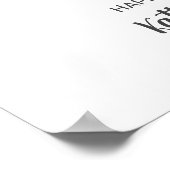 6e Verjaardag Nummer 6 Fotocollage Aangepast Afbee Poster (Hoek)