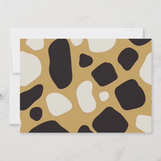 6e Verjaardag Party Zoo Oerwoud Animals Boy Foto Kaart (Achterkant)