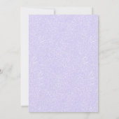 6e verjaardag, regenbooggloeddag kaart (Achterkant)