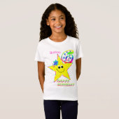 6e verjaardag Shirt sterren (Voorkant volledig)