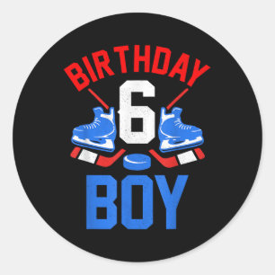 6e Verjaardag Shirt Voor Meisjes Jongens 6 Yrs Old Ronde Sticker