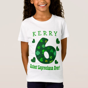 6e verjaardag St Patrick's Cutest Leprechaun Ever T-shirt