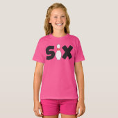 6e verjaardag T-shirt voor kinderen bowling Leefti (Voorkant volledig)