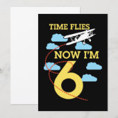 6e verjaardag van de geboorte van het Boys-vliegtu Kaart (Voorkant / Achterkant)