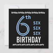 6e verjaardag van de Gematigde Blauw en Zwarte G20 Kaart (Voorkant)