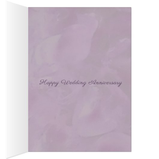 6e verjaardag van de ijzerbruiloft paars hart (Binnen (Rechts))