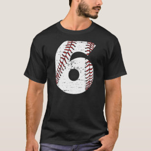 6e verjaardag van de jongen of het meisje, 6 jaar  t-shirt