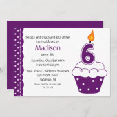 6e verjaardag van de uitnodiging tot het indienen  (Voorkant / Achterkant)