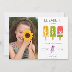 6e verjaardag van de zomerpapegaai kaart