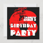 6e verjaardag van het 6 jaar oud baanontwerp kaart (Voorkant)