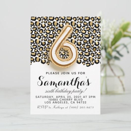 6e verjaardag van het proefkoninkrijk kaart (Staand voorkant)