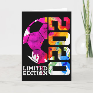 6e Verjaardag Voetbal Limited Edition  Kaart
