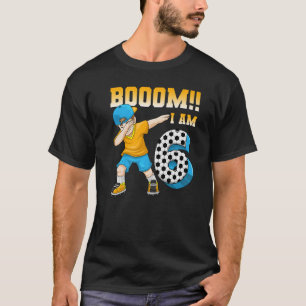 6e verjaardag Voetbal Voetbalpartij 6 jaar T-shirt