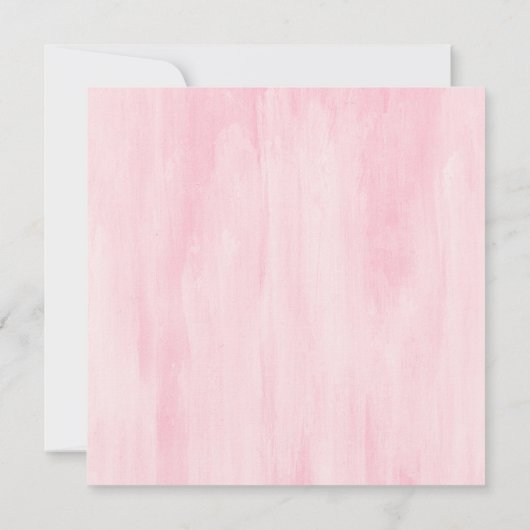 6e verjaardag - waterverf cupcake kaart (Achterkant)