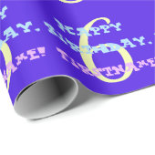  6e Verjaardag Wrapping Papier (Rol Hoek)