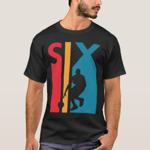 6e verjaardagscadeau zes  basketbal 6 jaar oud t-shirt