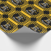 6e verjaardagsconstructie cadeaupapier (Hoek)