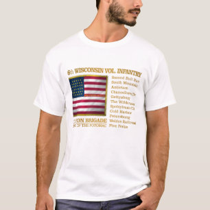 6e Wisconsin Volunteer Infantry T-shirt