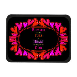 6e zaligheid - Gezegend Zuiver in Hart Magneet