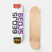 6EQJ5. CODE. JMT 8 1/4"Skateboarddek Persoonlijk Skateboard (Voorkant)