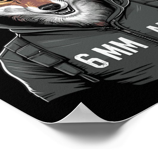 6mm Arc Coyote Schieten Sportjacht Poster (Hoek)