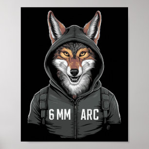 6mm Arc Coyote Schieten Sportjacht Poster