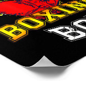 6th Birthday Boy Shirt - Boxing 6 Years Old Kid  Poster (Hoek)