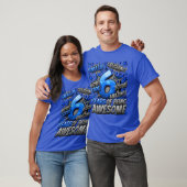 6th Birthday Comic Style Awesome Since 2017 6 Year T-shirt (Unisex)