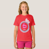 6th Birthday Gift Hearts Pset Pattern V15 T-shirt (Voorkant volledig)