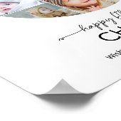 6th Birthday Number 6 Photo Collage Custom Picture Poster (Hoek)