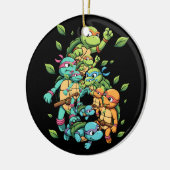 6th Birthday Sea Turtle Tortoise Theme Party 6 Yea Keramisch Ornament (Links)