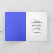 6th Birthday Snowman Snowy with Snow Six Kaart (Binnen)