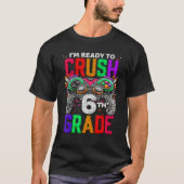 6th Grade Level Unlocked Game On 6th Grade Back To T-shirt (Voorkant)