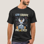 6Th Grade Level Unlocked T-shirt (Voorkant)