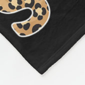 6th Grade Squad Leopard Teacher Student Fleece Deken (Hoek)