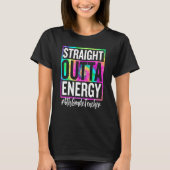 6th Grade Teacher Straight Outta Energy Teacher Li T-shirt (Voorkant)