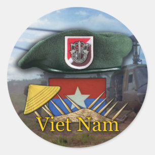 6th Special forces groene baretten vietnam Sticker
